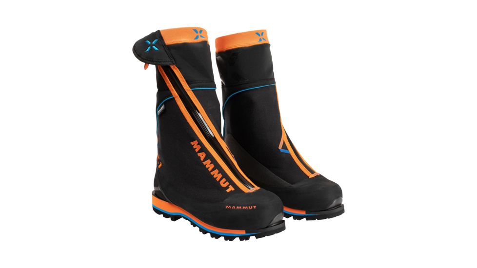 Mammut Nordwand 2.1 High Mountaineering Boots, Black/Sunrise, 8 US, 3010-00721-00027-1070