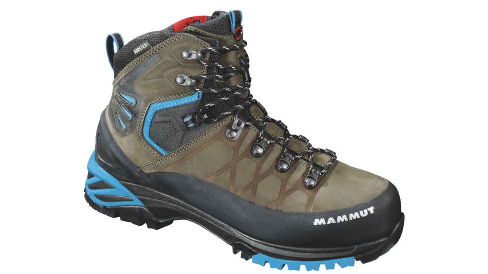 Mammut Pacific Crest GTX Boot - Men's-9.5 US-Graphite/Cyan