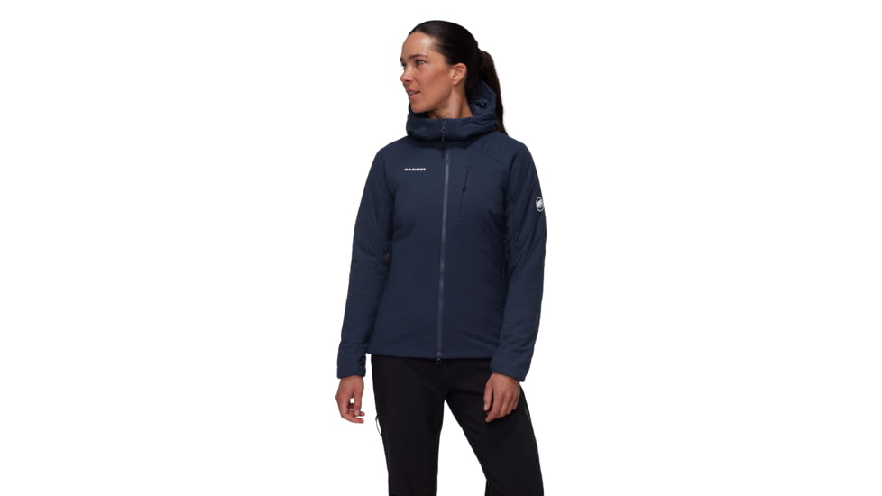 Mammut Rime IN Flex Hooded Jacket - Womens, Marine, XL, 1013-02141-5118-116