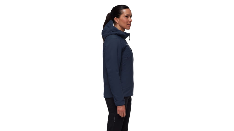 Mammut Rime IN Flex Hooded Jacket - Womens, Marine, XL, 1013-02141-5118-116