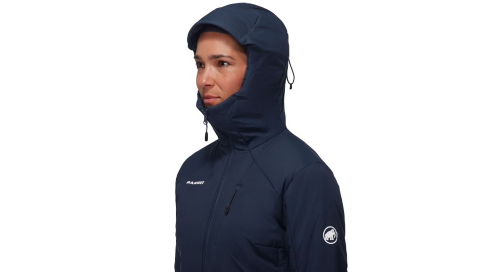 Mammut Rime IN Flex Hooded Jacket - Womens, Marine, XL, 1013-02141-5118-116