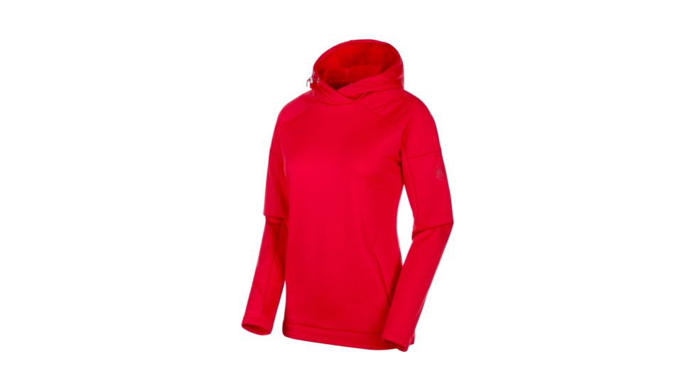 Mammut Runbold ML Hoody - Womens, Ruby, Medium, 1014-00460-3149-114