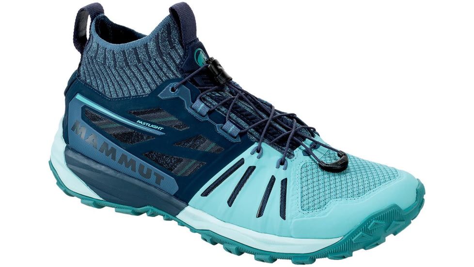 Mammut Saentis Knit Low Shoes - Womens, Waters/Peacoat, 6.5, 3030-03400-50148-1050