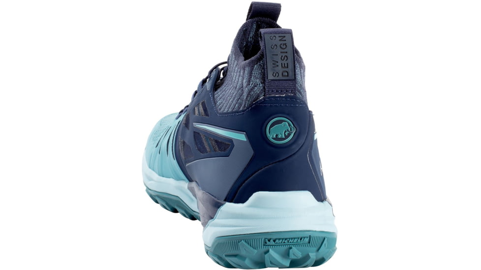 Mammut Saentis Knit Low Shoes - Womens, Waters/Peacoat, 6.5, 3030-03400-50148-1050