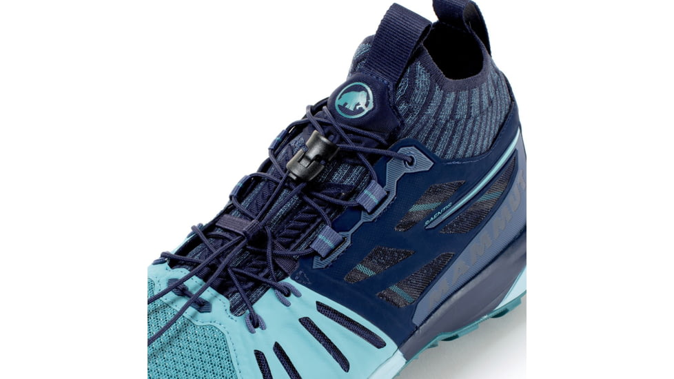 Mammut Saentis Knit Low Shoes - Womens, Waters/Peacoat, 6.5, 3030-03400-50148-1050