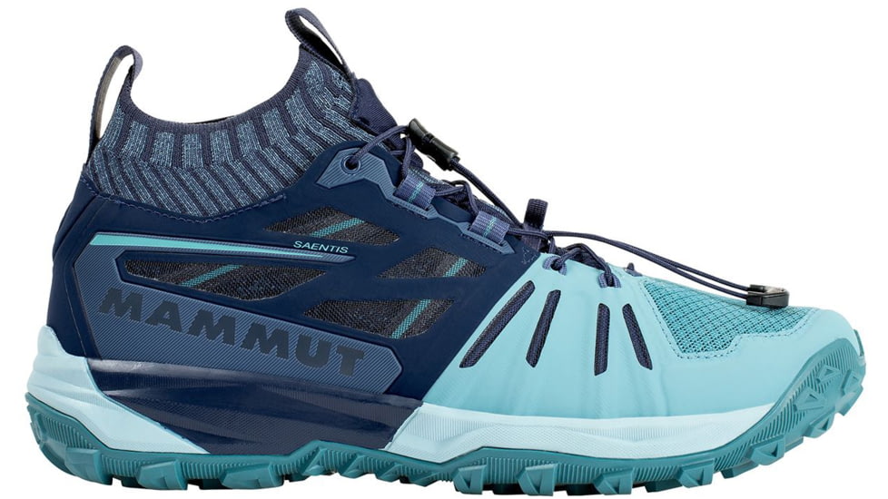 Mammut Saentis Knit Low Shoes - Womens, Waters/Peacoat, 6.5, 3030-03400-50148-1050