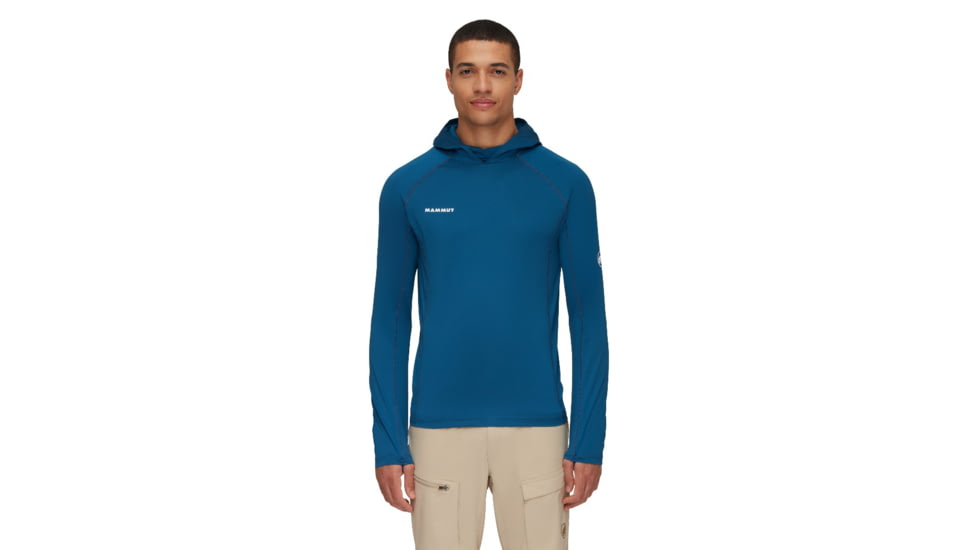 Mammut Selun FL Sun Hoodies - Mens, Deep Ice, Large, 1016-01420-50550-115