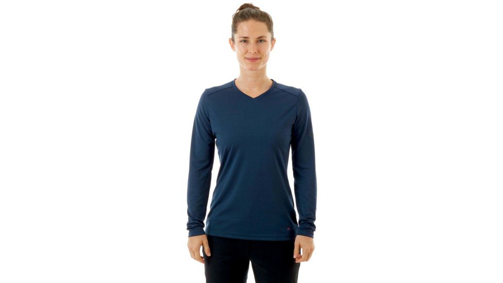 Mammut Sertig Long Sleeve - Womens, Peacoat, Small, 1016-00040-50125-113