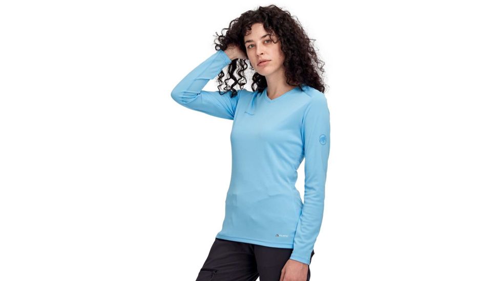 Mammut Sertig Long Sleeve - Womens, Whisper, 2XS, 1016-00040-50037-111