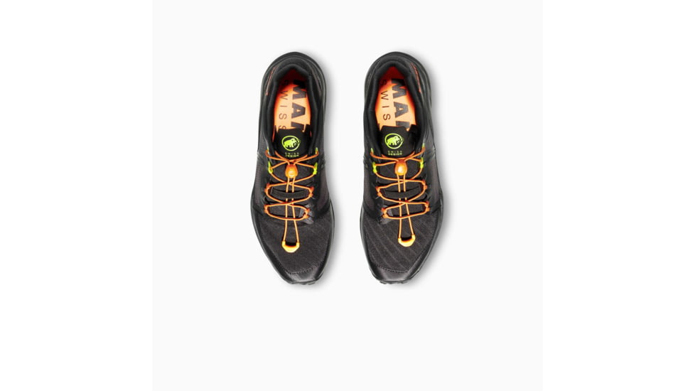 Mammut Sertig TR Low Running Shoes - Mens, Black-Dark Tangerine, 9, 3030-04940-00698-1090