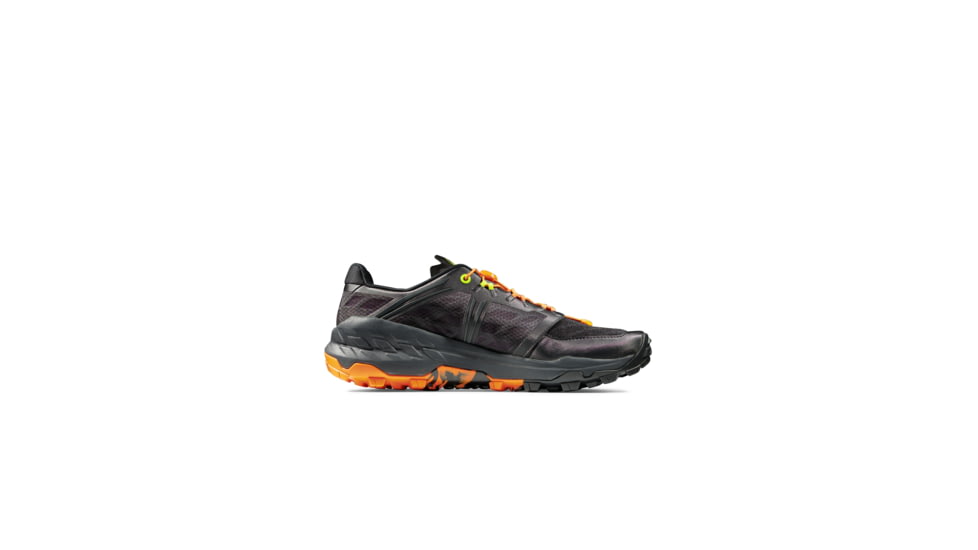 Mammut Sertig TR Low Running Shoes - Mens, Black-Dark Tangerine, US 13.5, 3030-04940-00698-1550