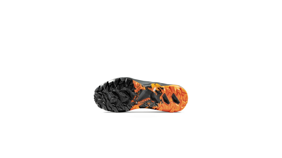 Mammut Sertig TR Low Running Shoes - Mens, Black-Dark Tangerine, US 13.5, 3030-04940-00698-1550