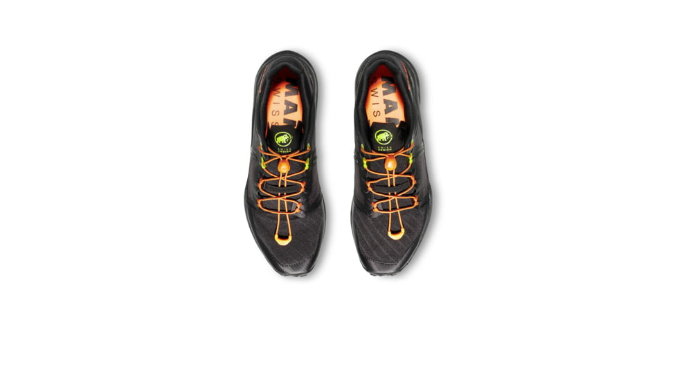 Mammut Sertig TR Low Running Shoes - Mens, Black-Dark Tangerine, US 13.5, 3030-04940-00698-1550
