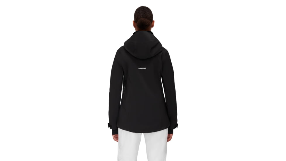 Mammut Stoney HS Jacket - Womens, Black/White, Large, 1010-29520-0047-115