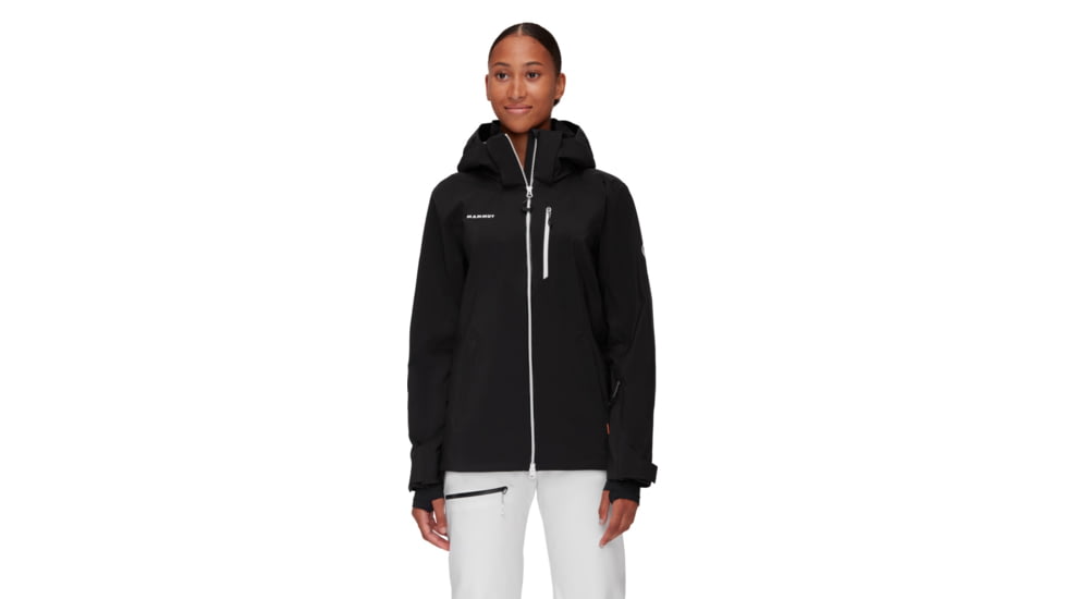 Mammut Stoney HS Jacket - Womens, Black/White, Large, 1010-29520-0047-115