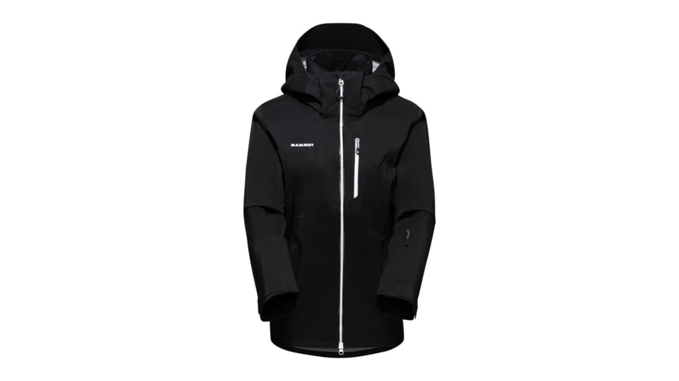 Mammut Stoney HS Jacket - Womens, Black/White, Large, 1010-29520-0047-115