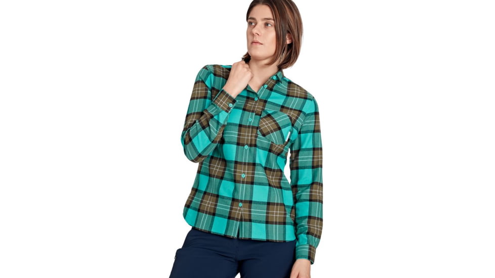 Mammut Trovat Longsleeve Shirt - Women's, Ceramic/Iguana, Large, 1015-00710-50411-115