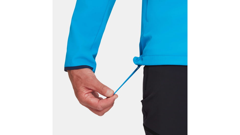 Mammut Ultimate Comfort SO Hooded Jacket - Mens, Glacier Blue, Large, 1011-01910-50589-115