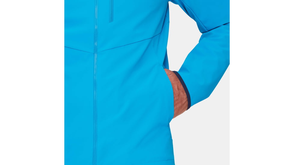 Mammut Ultimate Comfort SO Hooded Jacket - Mens, Glacier Blue, Large, 1011-01910-50589-115