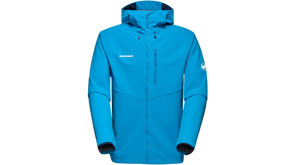 Mammut Ultimate Comfort SO Hooded Jacket - Mens, Glacier Blue, Large, 1011-01910-50589-115