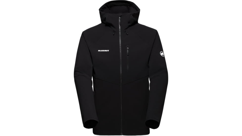 Mammut Ultimate Comfort SO Hooded Jacket - Mens, Black, Medium, 1011-02640-0001-114