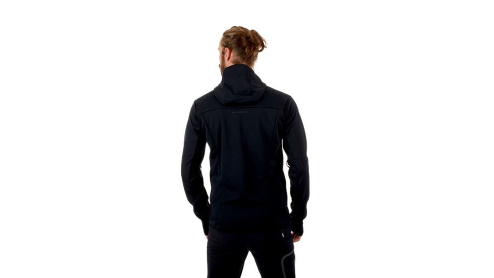 Mammut Ultimate V Hooded Softshell Jacket - Mens, Black-Black, M, 1011-00061-0052-114