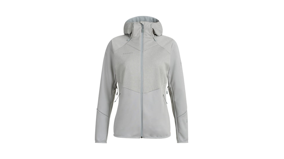 Mammut Ultimate VI SO Hooded Jacket - Womens, Granit/Granit Melange, Medium, 1011-01240-00481-114