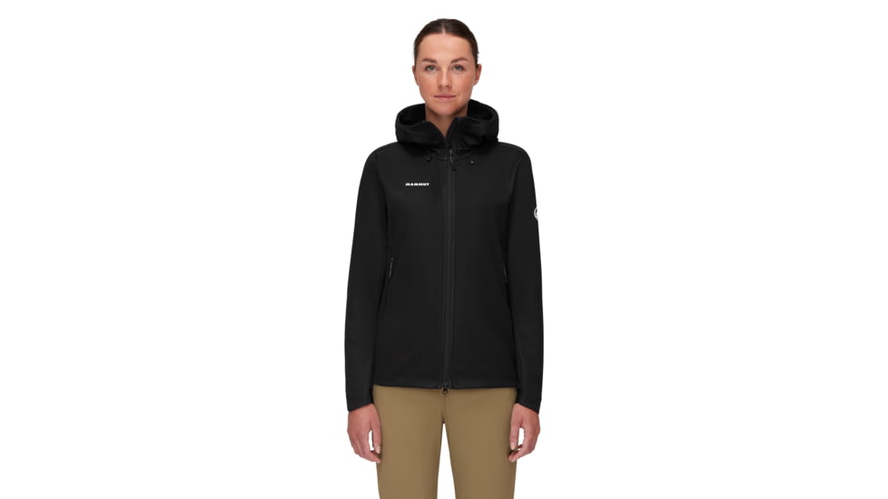 Mammut Ultimate VII SO Hooded Jacket - Womens, Black, Extra Small, 1011-01810-0001-112