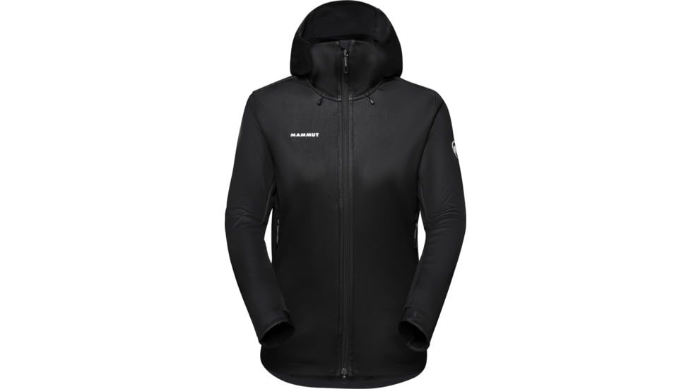 Mammut Ultimate VII SO Hooded Jacket - Womens, Black, Extra Small, 1011-01810-0001-112