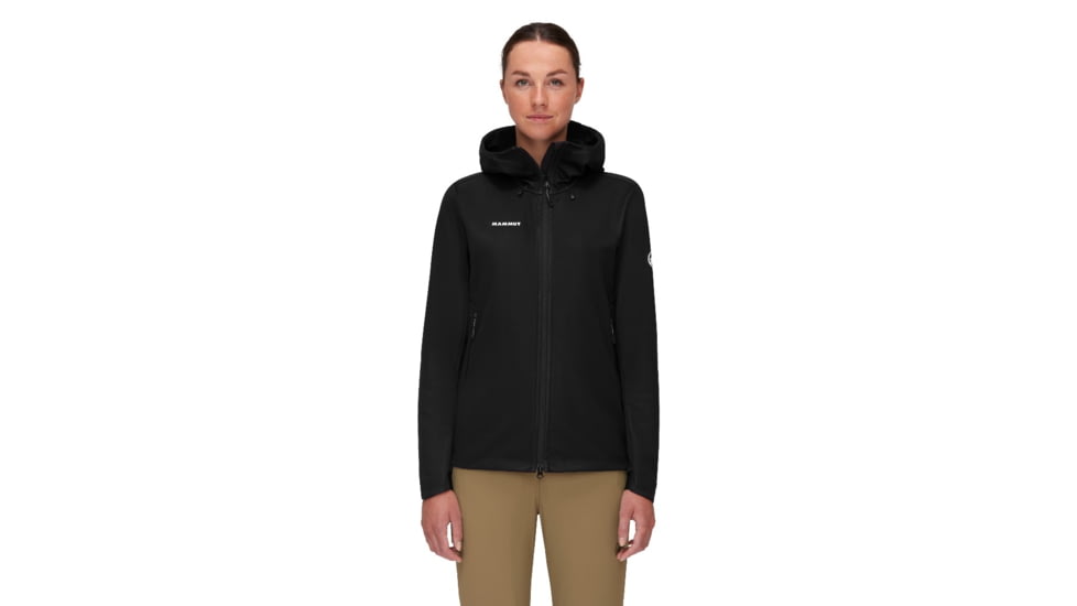 Mammut Ultimate VII SO Hooded Jacket - Womens, Black, Medium, 1011-01810-0001-114