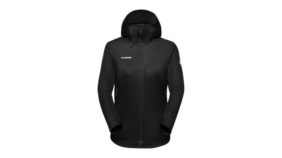 Mammut Ultimate VII SO Hooded Jacket - Womens, Black, Medium, 1011-01810-0001-114