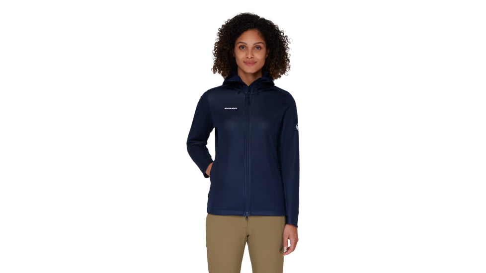 Mammut Ultimate VII SO Hooded Jacket - Womens, Marine, Large, 1011-01810-5118-115
