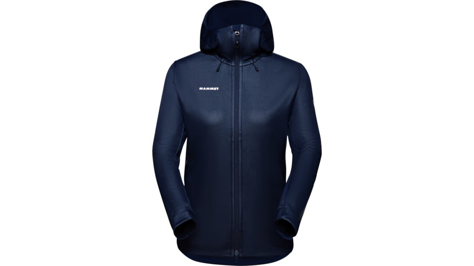 Mammut Ultimate VII SO Hooded Jacket - Womens, Marine, Large, 1011-01810-5118-115