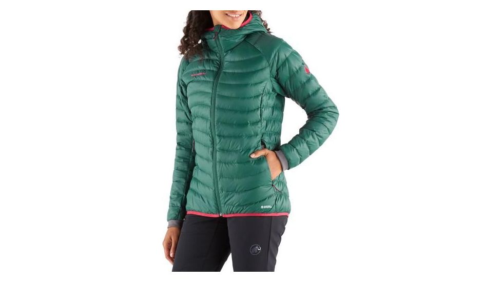 Mammut Wahkeena Hooded Jacket - Womens, Bottle, Small, 1010-21481-4020-113