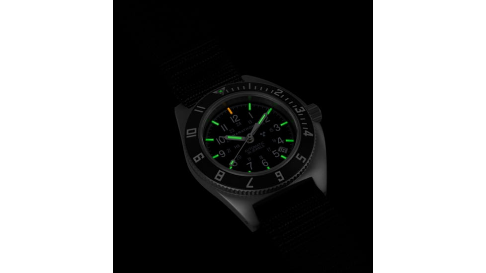 Marathon Auto SSNAV-D Ballistic Watch, 11in, Black, 41mm, WW194029SS-0101