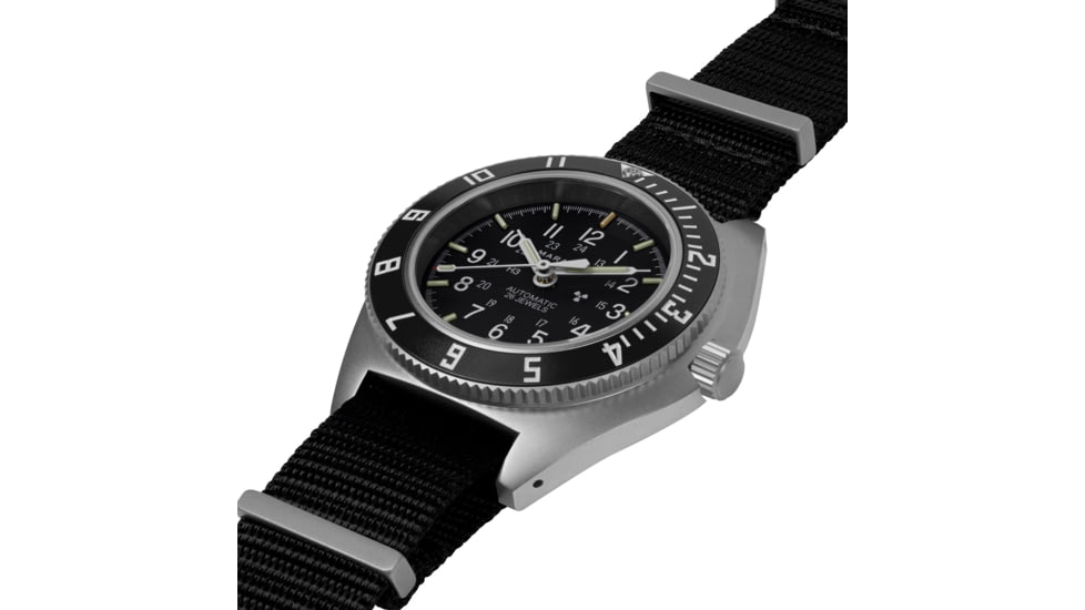 Marathon Auto SSNAV-D on Defstan Watch, Black, 41mm, WW194029SS-0103