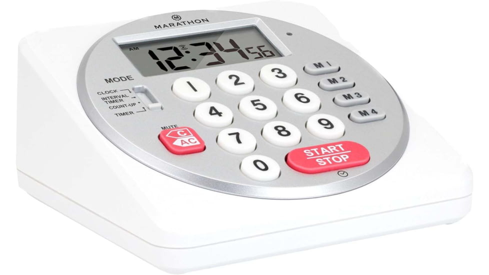 Marathon Direct Entry Digital Timer, White, TI030018-WH