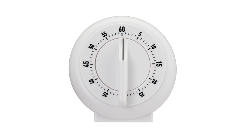 Marathon 60-Minute Wind-Up Timer, White, TI030001-WH