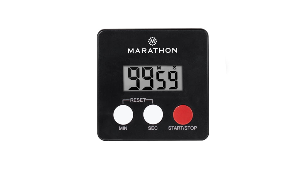 Marathon Digital 100 Minute Timer w/Magnetic Clip, White, TI080006-BK