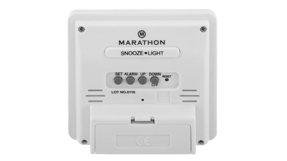 Marathon Digital Desktop Clock, Blue, CL030050-BL-00-NA