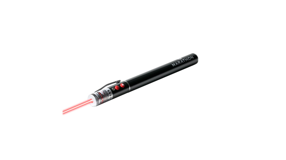 Marathon Red Laser Pointer w/Blink Mode, Black, EL888020-RD