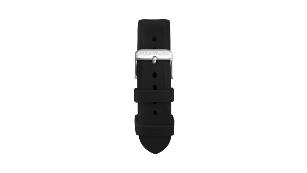 Marathon Vulcanized Rubber Dive Watch Strap, 20mm, Black, WS-RB-BKSS-20