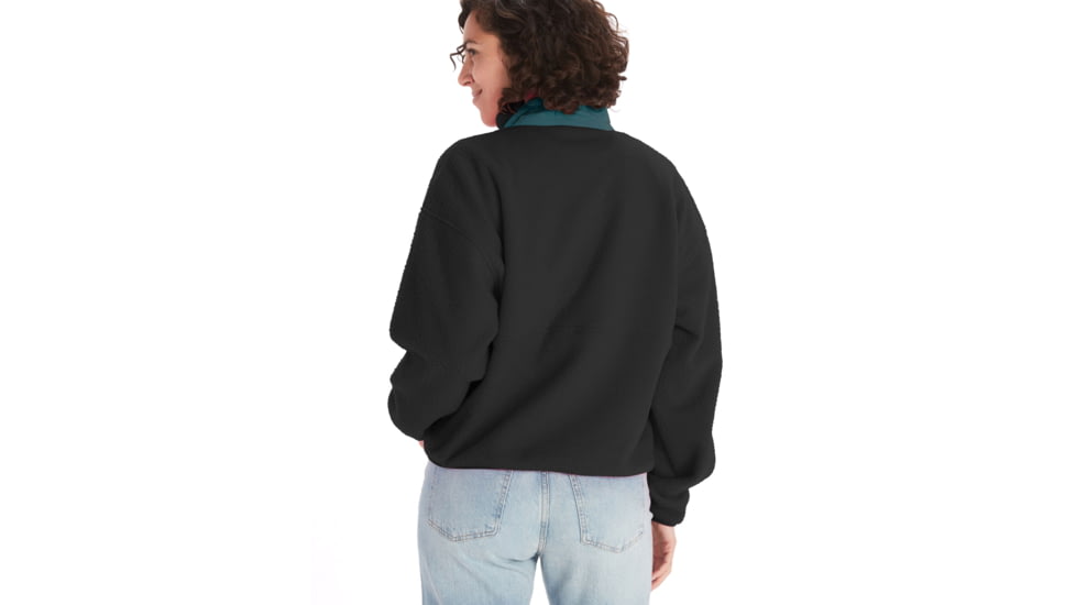 Marmot 94 E.C.O. Recycled Fleece - Womens, Black/Dark Jungle, Large, M14197-23573-L