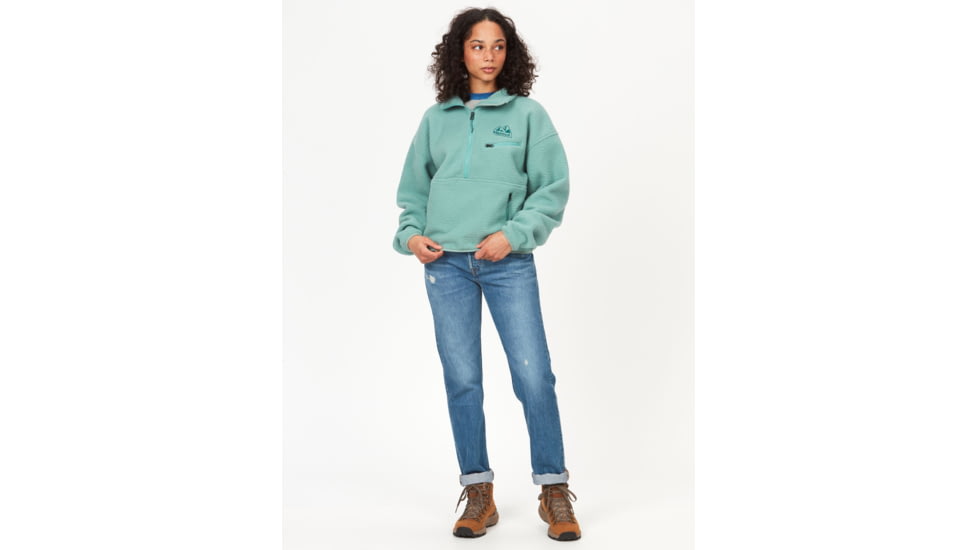 Marmot 94 E.C.O. Recycled Fleece - Womens, Blue Agave, Medium, M14197-3637-M