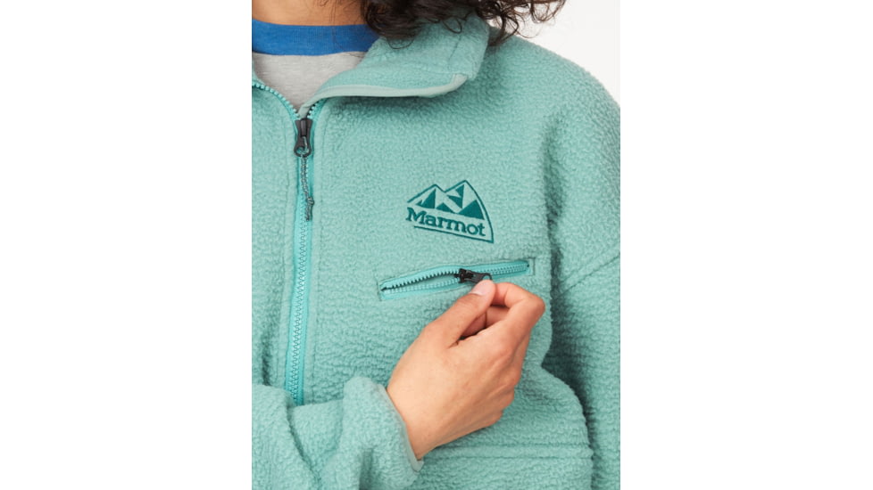 Marmot 94 E.C.O. Recycled Fleece - Womens, Blue Agave, Medium, M14197-3637-M