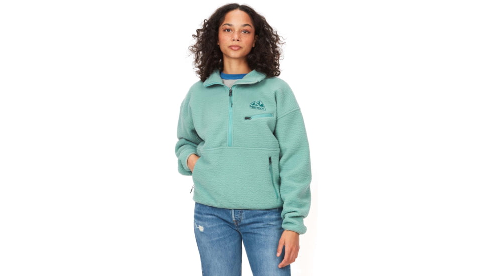 Marmot 94 E.C.O. Recycled Fleece - Womens, Blue Agave, Medium, M14197-3637-M