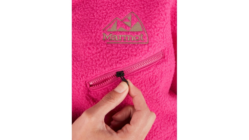 Marmot 94 E.C.O. Recycled Fleece - Womens, Fuchsia Red/Vetiver, Small, M14197-21721-S