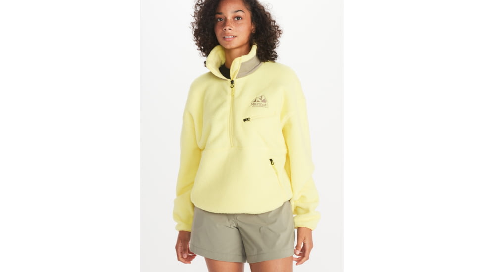 Marmot 94 E.C.O. Recycled Fleece - Womens, Light Yellow/Vetiver, Small, M14197-21730-S