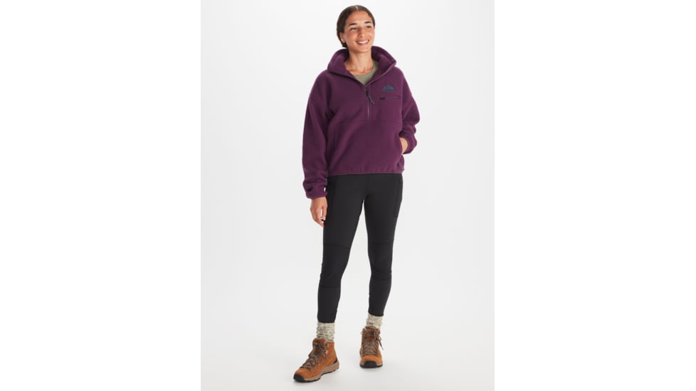 Marmot 94 E.C.O. Recycled Fleece - Womens, Purple Fig, Medium, M14197-22260-M