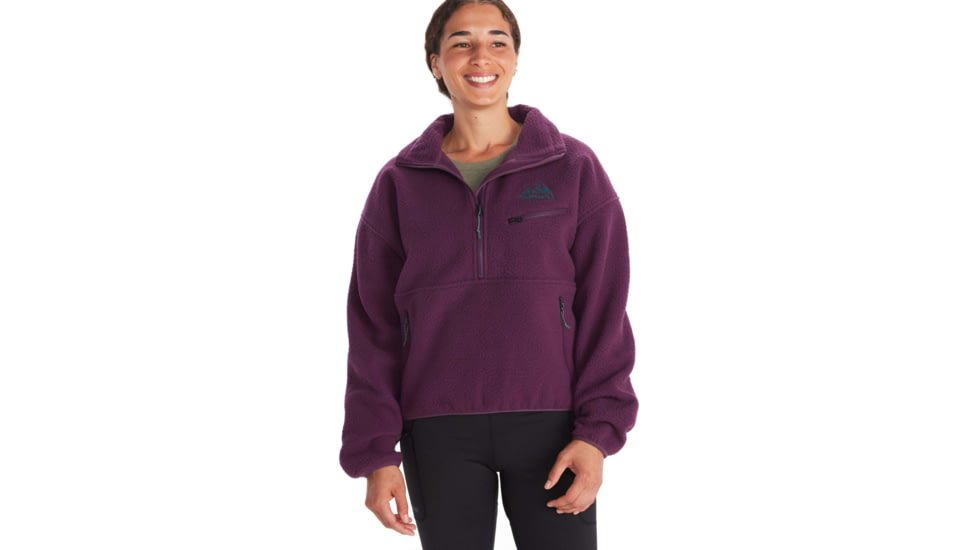 Marmot 94 E.C.O. Recycled Fleece - Womens, Purple Fig, Medium, M14197-22260-M